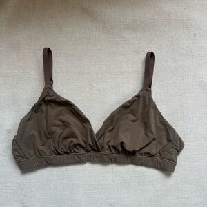 Brown SKIMS Triangle Bralette